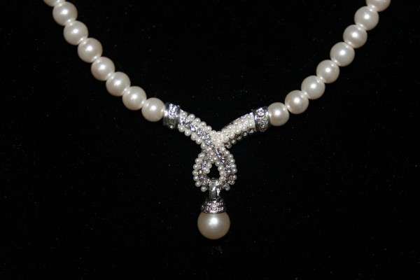 Wedding, birthday, imitation pearl jewelry set