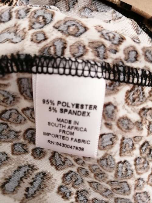 Sleeveless Animal Print Top