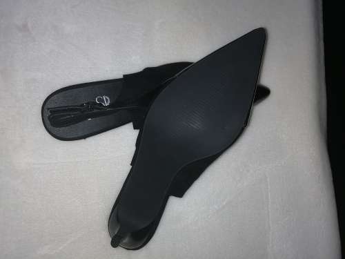 Metallic Toe Cap Slingback