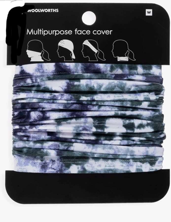 Navy Print Multi Purpose Face Cover