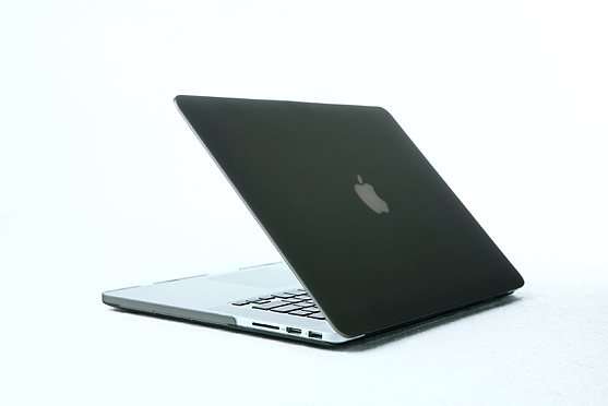 Anti Glare Hard Case MacBook Pro 15.4" w/Retina Display (Gray) & Free Keyboard Cover(Random Color)