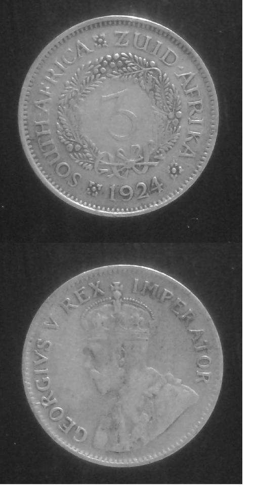 1924 3d tickey silver