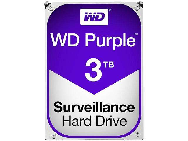 WD Purple 3TB 3.5-inch Surveillance Hard Drive