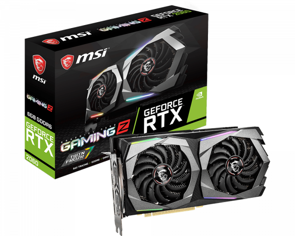 MSI Nvidia Geforce RTX 2060 GAMING Z 6GB DDR6 Graphics card