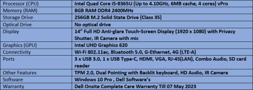 Brand New Dell Latitude 5400 Touch-Screen Intel Quad Core i5 - 8th Generation Notebook