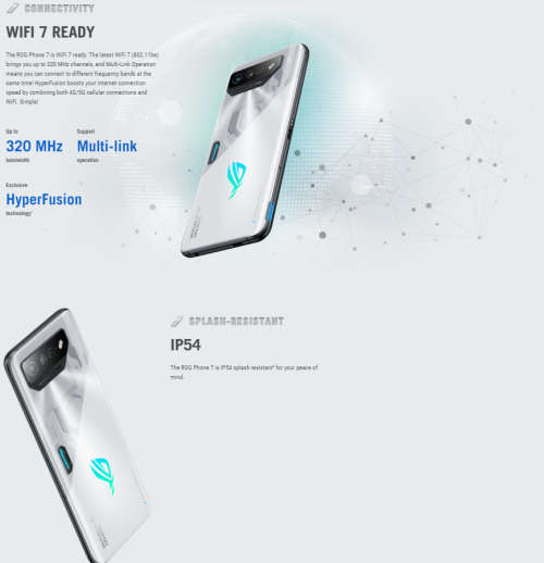 Asus Rog 7 - 12GB RAM GAMING PHONE (Global Rom)