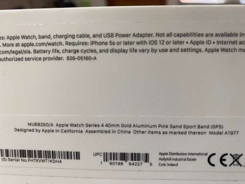 Apple watch series 4 40mm (Gps)