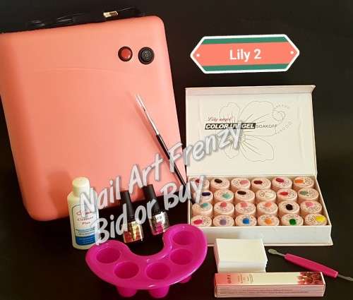 24 COLOR UV GEL SET WITH 36W CURING LAMP -free shipping