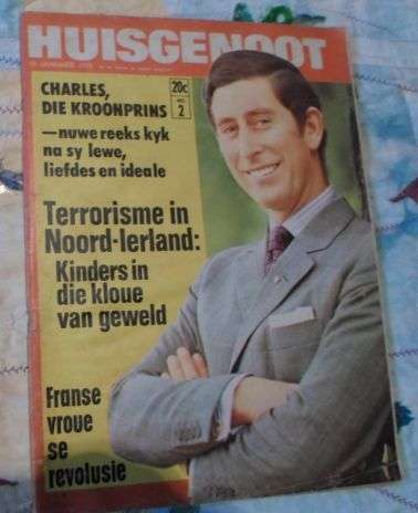 HUISGENOOT 10 JANUARIE 1975 ( WARREN THACKWELL BANKROWER , IAN JARDINE - MARATHON , BENNIE OLDEWAGE