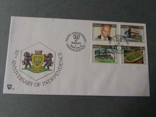 10TH ANNIVERSARY OF INDEPENDENCE - VENDA FDC