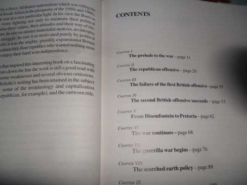 THE ANGLO-BOER WAR 1899 - 1902 - G.D. SCHOLTZ