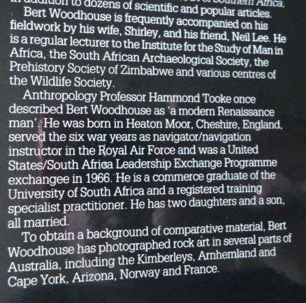 WHEN ANIMALS WERE PEOPLE - BERT WOODHOUSE ( BUSHMEN PAINTINGS )