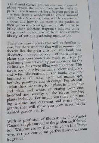 THE SCENTED GARDEN - ROSEMARY VEREY