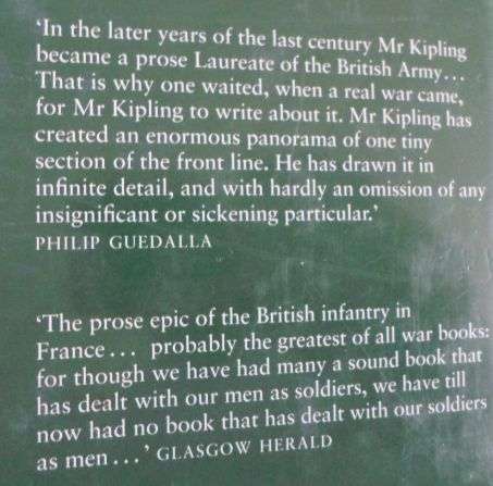 THE IRISH GUARDS IN THE GREAT WAR - THE FIRST BATTALION - RUDYARD KIPLING