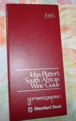 JOHN PLATTER'S WINE GUIDE 1986