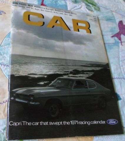 CAR FEBRUARY 1972 ( CORTINA 2000 GT , VALIANT REGAL , MINI CLUBMAN , MERCEDES 280S )