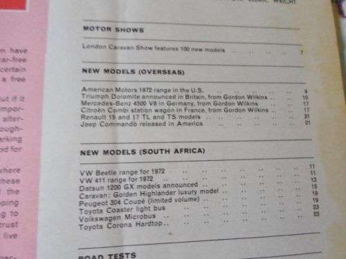 CAR FEBRUARY 1972 ( CORTINA 2000 GT , VALIANT REGAL , MINI CLUBMAN , MERCEDES 280S )