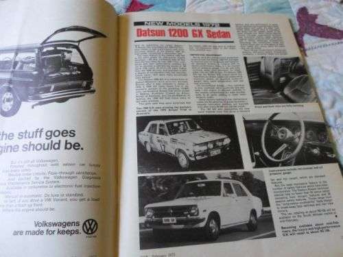 CAR FEBRUARY 1972 ( CORTINA 2000 GT , VALIANT REGAL , MINI CLUBMAN , MERCEDES 280S )