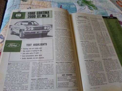 CAR FEBRUARY 1972 ( CORTINA 2000 GT , VALIANT REGAL , MINI CLUBMAN , MERCEDES 280S )