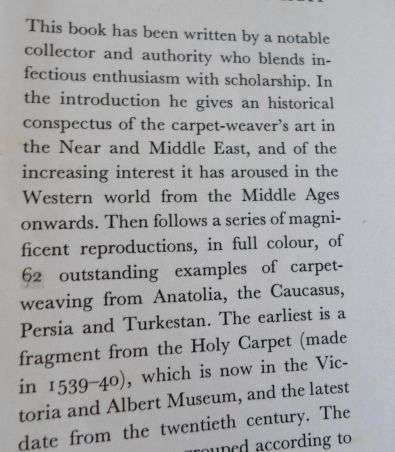 ORIENTAL CARPETS AND RUGS - ALBRECHT HOPF