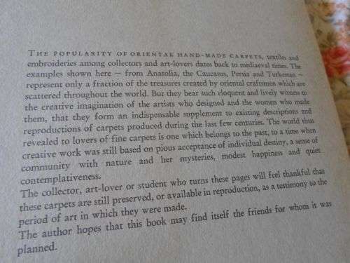 ORIENTAL CARPETS AND RUGS - ALBRECHT HOPF