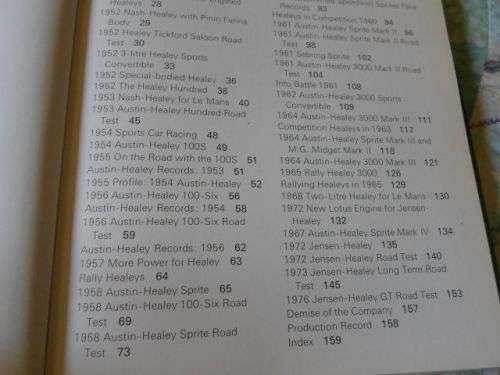 HEALEY - COMPILED BY PETER GARNIER FROM THE ARCHIVES OF  AUTOCAR