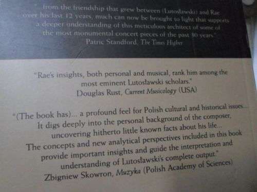THE MUSIC OF LUTOSLAWSKI - CHARLES BODMAN RAE