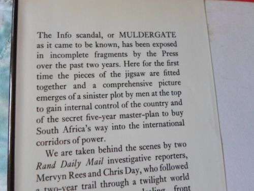 MULDERGATE - THE STORY OF THE INFO SCANDAL - MERVYN REES AND CHRIS DAY