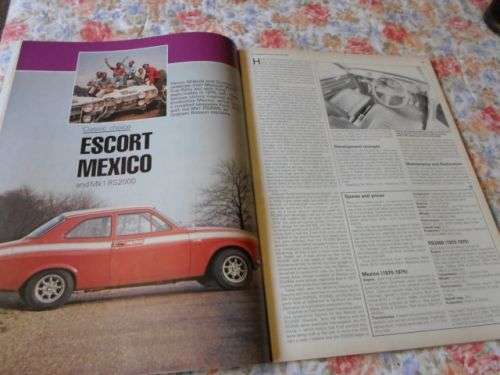 THOROUGHBRED & CLASSIC CARS MAGAZINEJULY 1982 ( FORD ESCORT MK1 , LOTUS ESPRIT , MGC , AUSTIN HEALEY
