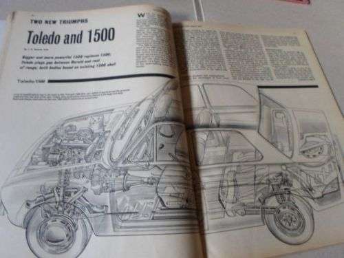 AUTO CAR MAGAZINE 20 AUG 1970 ( PORSCHE 917 ,  FERRARI 512 , TRIUMPH TOLEDO , TRIUMPH 1500 )
