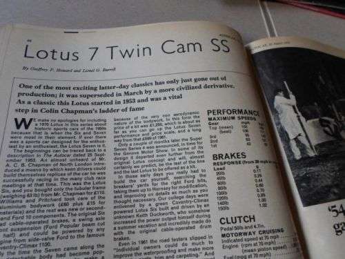 AUTO CAR MAGAZINE 20 AUG 1970 ( PORSCHE 917 ,  FERRARI 512 , TRIUMPH TOLEDO , TRIUMPH 1500 )