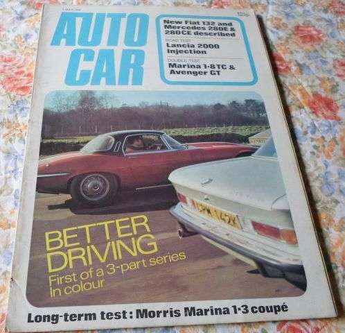 AUTO BOOK 4 MAY 1972 ( MORRIS MARINA 1.3 , MARINA 1.8 , MARINA AVENGER GT , FIAT 132 , LANCIA 2000 )