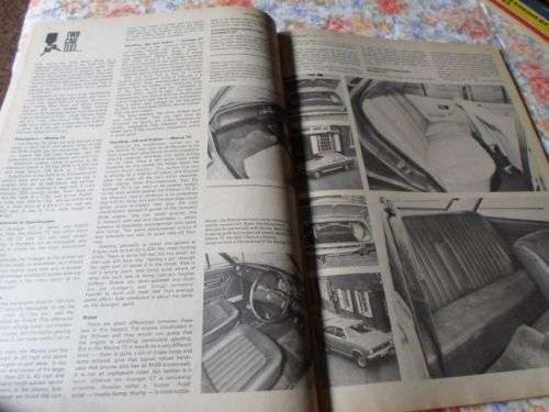 AUTO BOOK 4 MAY 1972 ( MORRIS MARINA 1.3 , MARINA 1.8 , MARINA AVENGER GT , FIAT 132 , LANCIA 2000 )