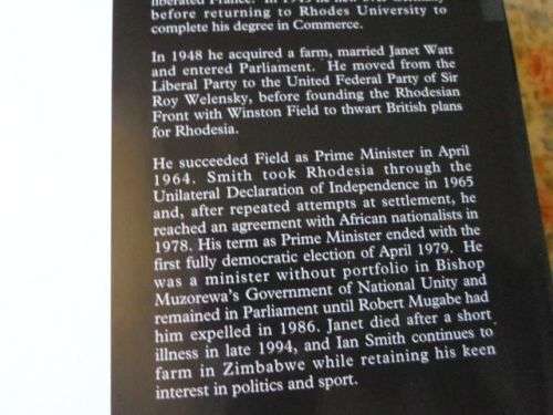 THE GREAT BETRAYAL - IAN SMITH