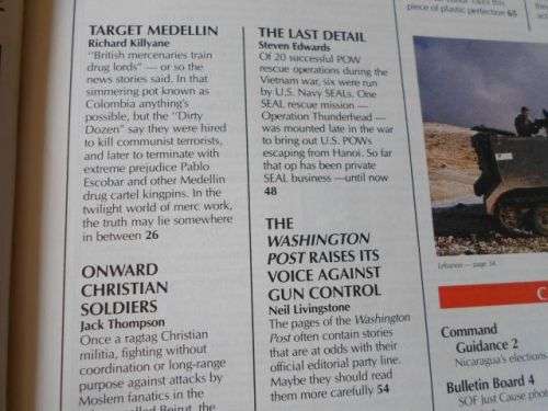 SOLDIER OF FORTUNE MAGAZINE JUNE 1990