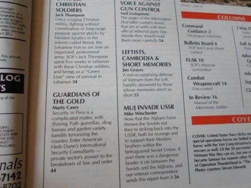 SOLDIER OF FORTUNE MAGAZINE JUNE 1990