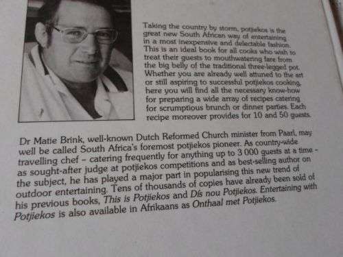 ENTERTAINING WITH POTJIEKOS - MATIE BRINK