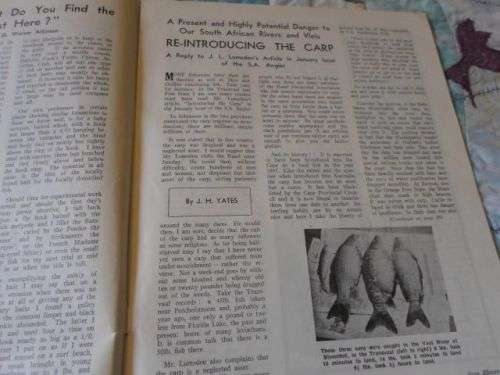 THE SOUTH AFRICAN ANGLER MAGAZINE APRIL 1947