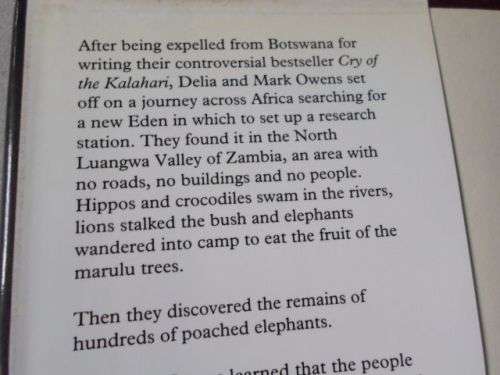 SURVIVOR'S SONG - LIFE AND DEATH IN THE AFRICAN WILDERNESS - DELIA AND MARK OWENS