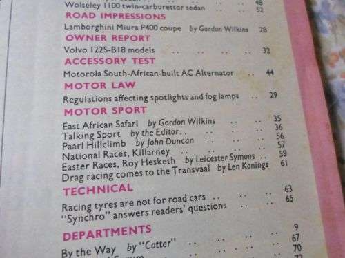 CAR MAGAZINE MAY 1967 ( VOLVO 122S , OPEL REKORD 2-1 C , FIAT 850 SUPER , WOLSELEY 1100