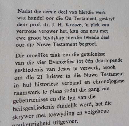 HANDBOEK BYBELSE GESKIEDENIS - DIE NUWE TESTAMENT - PROF DR E.P. GROENEWALD