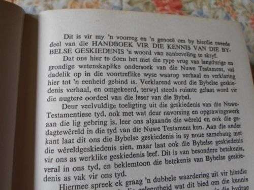 HANDBOEK BYBELSE GESKIEDENIS - DIE NUWE TESTAMENT - PROF DR E.P. GROENEWALD