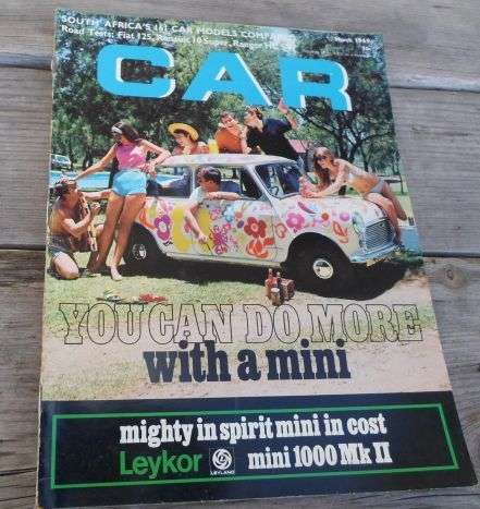 CAR MAGAZINE MARCH 1969 ( FORD CAPRI , RENAULT 10 , FIAT 125 , GM RANGER ,