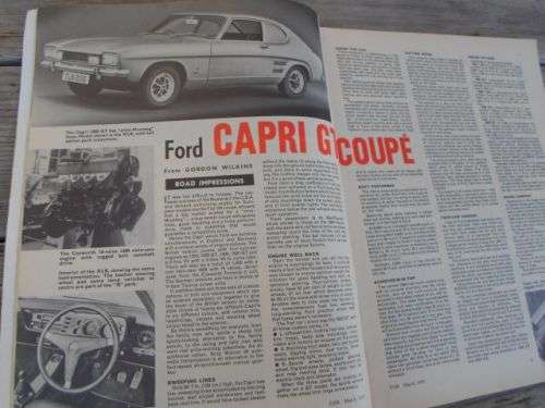 CAR MAGAZINE MARCH 1969 ( FORD CAPRI , RENAULT 10 , FIAT 125 , GM RANGER ,