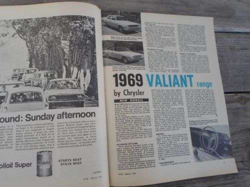 CAR MAGAZINE MARCH 1969 ( FORD CAPRI , RENAULT 10 , FIAT 125 , GM RANGER ,