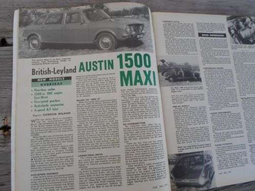 CAR MAGAZINE MAY 1969 ( PEUGEOT 404 , VW FASTBACK , FORD CORTINA 1600 , OPER REKORD )
