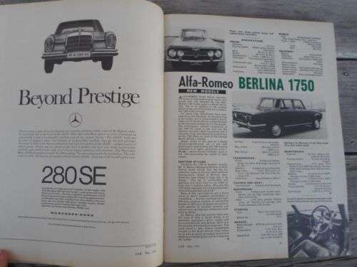 CAR MAGAZINE MAY 1969 ( PEUGEOT 404 , VW FASTBACK , FORD CORTINA 1600 , OPER REKORD )
