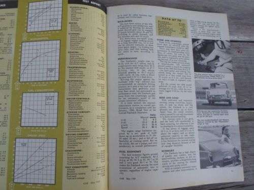 CAR MAGAZINE MAY 1969 ( PEUGEOT 404 , VW FASTBACK , FORD CORTINA 1600 , OPER REKORD )