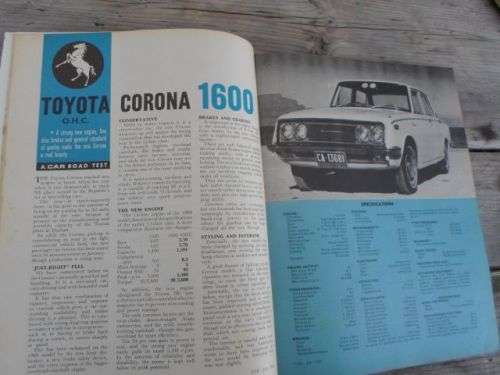 CAR MAGAZINE JULY 1969 ( VW BEETLE , TOYOTA CORONA , VW 411L , FORD CORTINA XL 1600 , RENAULT 16 TS