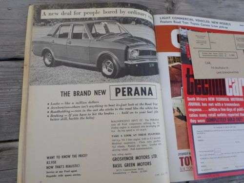 CAR JUNE 1968 ( FORD ESCORT 1300 , FORD PERANA , VW KOMBI , HOLDEN HR PREMIER , AUSTIN 1800 )